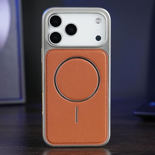 Premium Leather Back Cover for iPhone 17 Pro Max